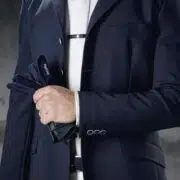 Equiline Mens X Cool Show Jacket "Rack" - Navy