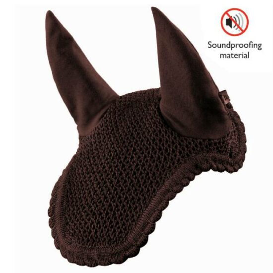 Equiline Soundless Ear Net - Brown