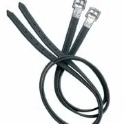 Prestige Non Stretch Stirrup leathers - Black