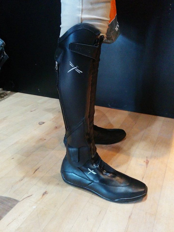 Freejump Liberty Boots and Liberty Air Chaps with Dual Zipper - Side View