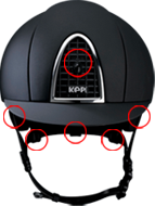 KEP Helmets - Lever for Ar flow control