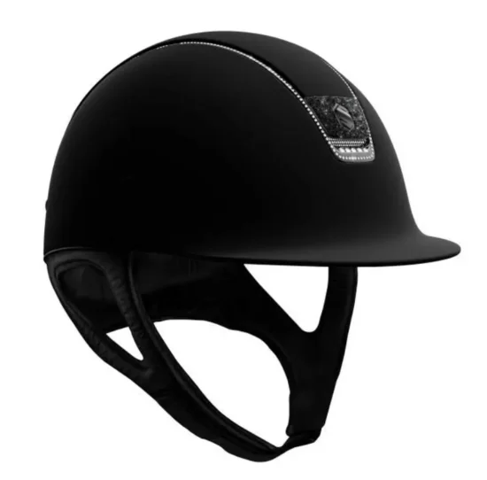 Samshield Shadow Matt Helmet with 255 Swarovski Crystals - Black