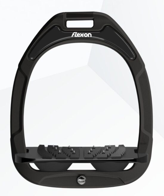Flex On Stirrups Green Composite Shock Absorbing - Black
