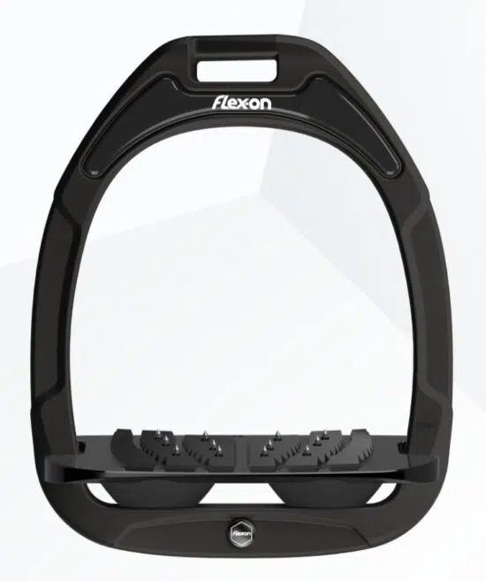 Flex On Stirrups Green Composite Shock Absorbing - Black