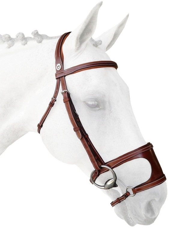 Silver Crown X Nose Double Noseband