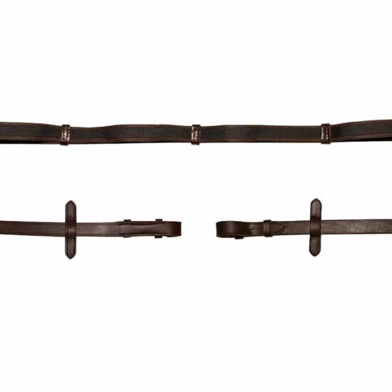 Double Layered Loop Reins Anti-slip - Brown