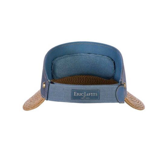 Eric Javits Hats Champ Visor - Natural Blue