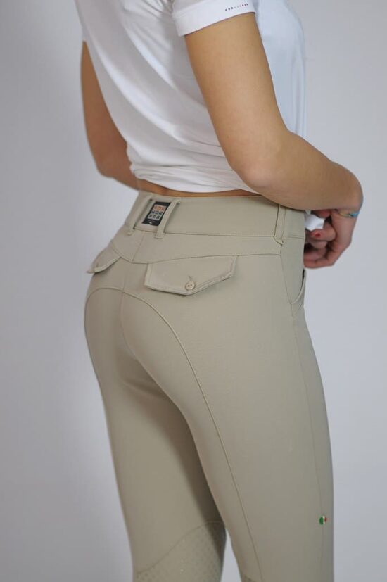 For Horses Ladies Show Jumping Breeches "Minnie"- Beige