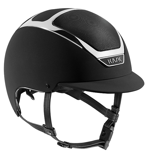 Dogma Chrome Light Helmet in Black with Silver trim