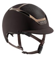 Dogma Chrome Light Helmet in Brown with Brown trim