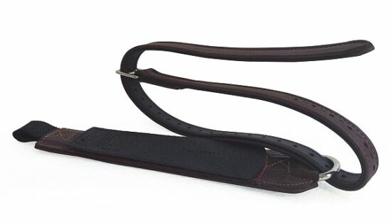 Freejump Stirrup Leathers PRO GRIP in Brown