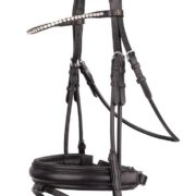 BR Snaffle Dressage Bridle Burford in Black