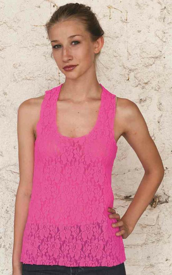 FH Moon Sleeveless Top in Fuxia