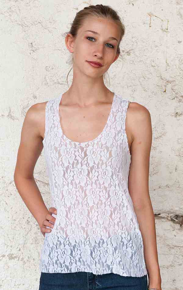 For Horses Sleeveless Top Lace Tank Moon [SALE]