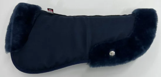 Ogilvy Half Pad Jump Memory Foam Sheepskin - Navy