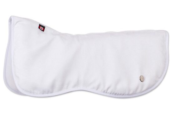 Ogilvy Dressage Memory Foam Half Pad - White