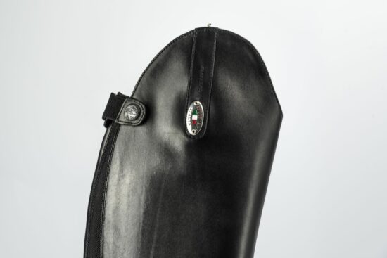 Secchiari Dress Boots for Show Jumping in Black - Side View