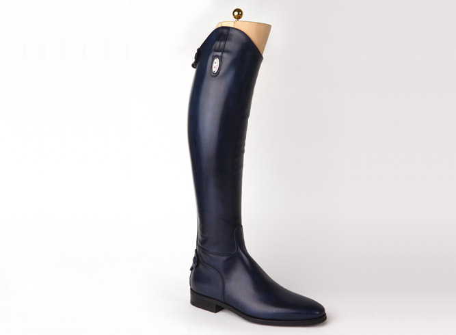 Secchiari Dress Boots for Show Jumping in Blue