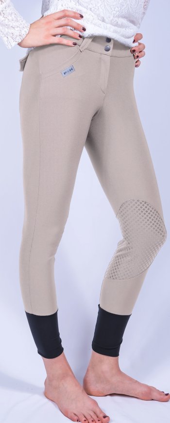 For Horses Ladies Show Jumping Breeches "Minnie" in Beige