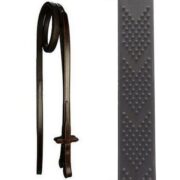 V Grip Rubber Reins by Silver Crown