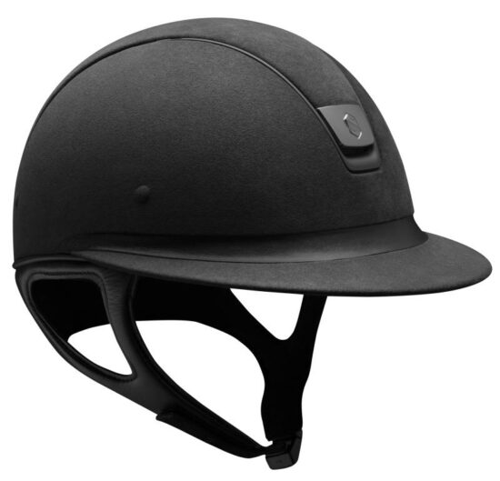 Miss Shield Alcantara Premium Helmet - Black