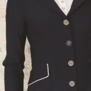FH Women's Light Weight Show Jacket with Piping - Navy