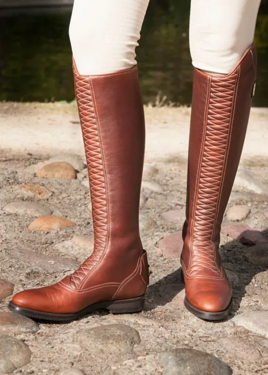 Secchiari "Athena" Tall Boots - Cotto