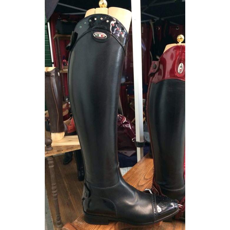 Secchiari Columbian Luxury Leather Top Tall Boots • TackNRider