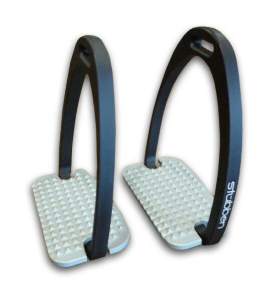 Stubben Maxi Grip Stirrup Irons - Black