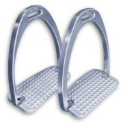 Stubben Maxi Grip Stirrup Irons - Silver