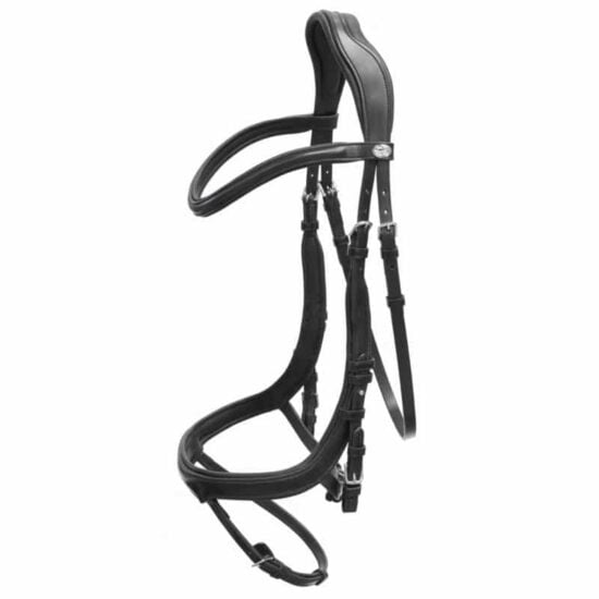 Schockemoehle Sports Anatomic Bridle Equitus Alpha - Black/Silver