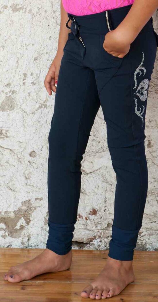 Girls Show Jumping Breeches "Susi" in Navy