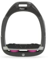 Flex On Green Composite Stirrups - Black with Pink Elastomers