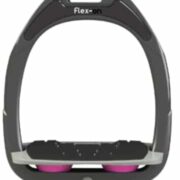 Flex On Green Composite Stirrups - Black with Pink Elastomers