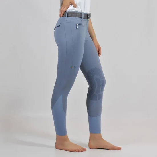 For Horses Breeches "Emma" - Steel Blue