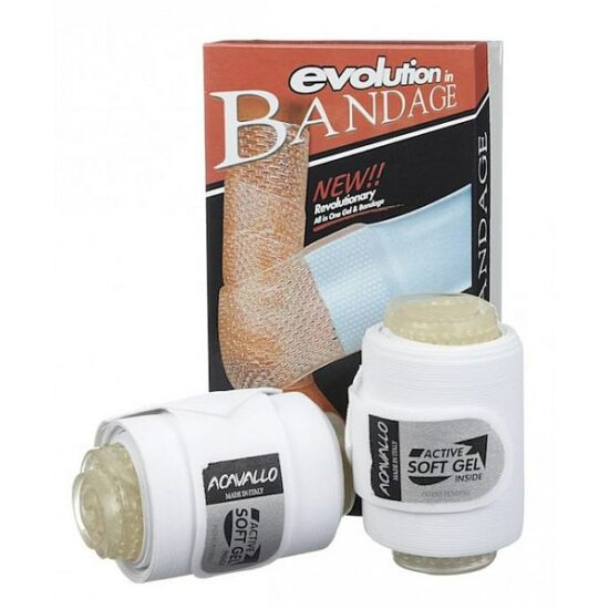 Acavallo Gel and Elastic Bandage - White