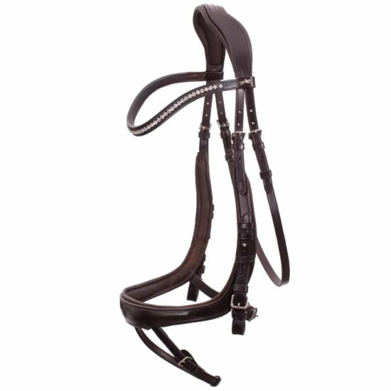 Equitus Beta Dressage Bridle - Brown