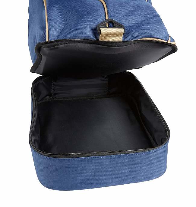 Lemieux Boot Bag in Navy - Bottom Storage