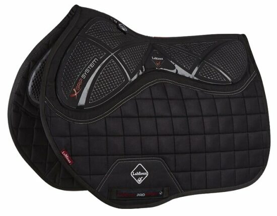 Lemieux X Grip Twin Sided Show Jumping Saddle Pad - Black