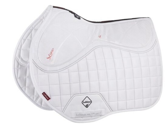 LeMieux X Grip Twin Sided Euro Jump Square Saddle Pad