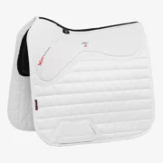 LeMieux Saddle Pad X Grip Twin Dressage - White