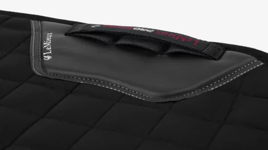 LeMieux Saddle Pad X Grip Twin Dressage - Black