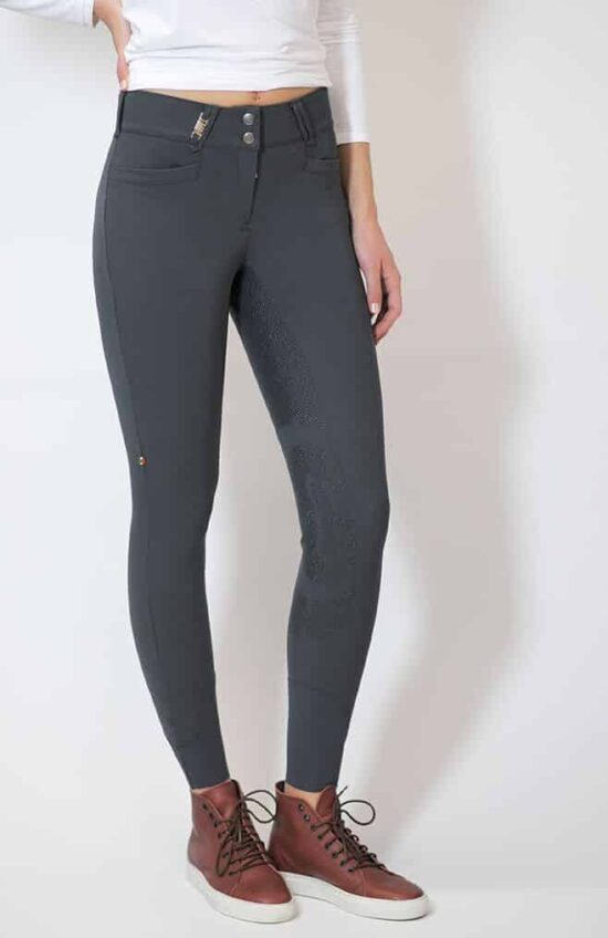 Ladies Lightweight Full Seat Dressage Breeches "Remie FS" - Grey