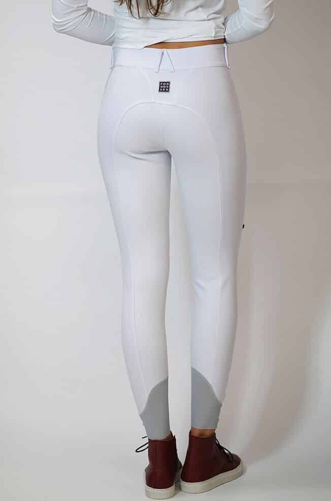 Ladies Lightweight Full Seat Dressage Breeches "Remie FS" - White Back View