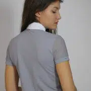 Ladies Mesh Show Shirt "Beatrice" in Grey