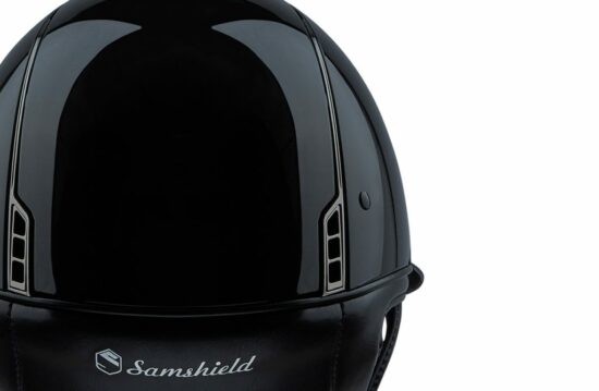 Samshield Miss Shield Shadow Glossy - Black Rear View