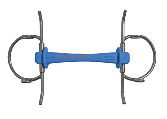 Poponcini ESSE01 Gag Bit with Rods Blue Rubber Bit