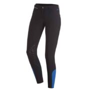 Ladies Technical Show Jumping Breeches with UV Protection "Eleonore" in Navy Front View