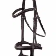 Show Jumping Double Noseband Bridle by BR