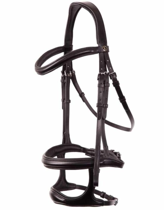 Show Jumping Double Noseband Bridle by BR